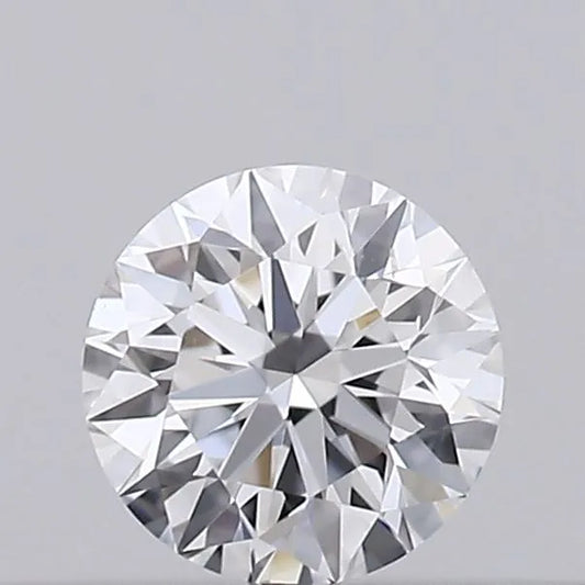 0.15ct Round Natural Diamond (Colour D, Clarity VVS1, Cut EX, GIA Certified)