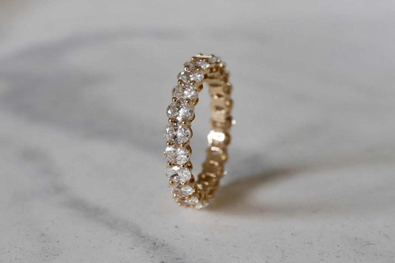 3ct Oval Eternity Ring