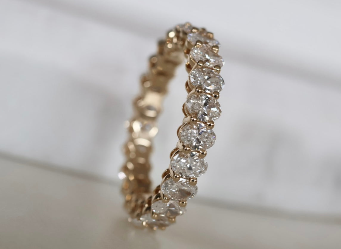 3ct Oval Eternity Ring