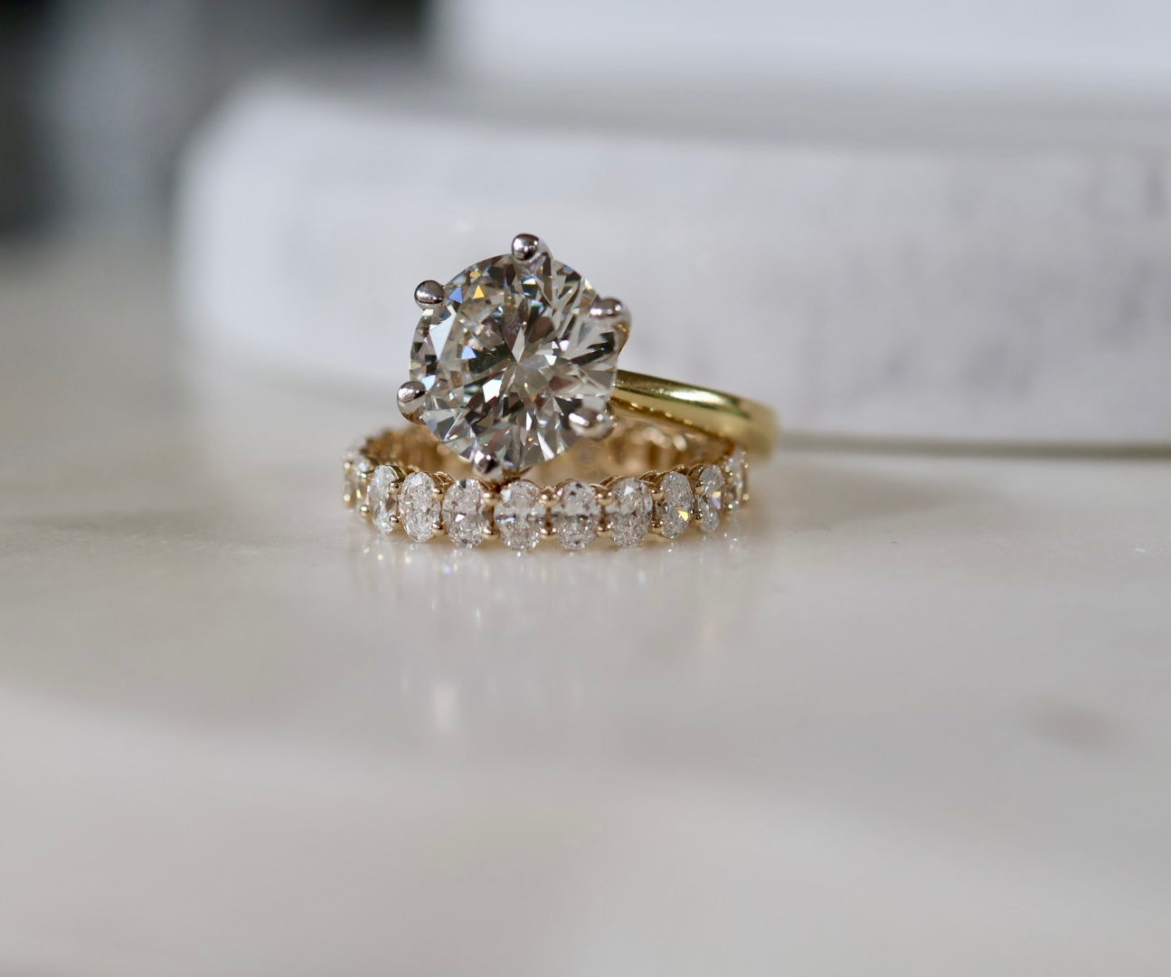 3ct Oval Eternity Ring