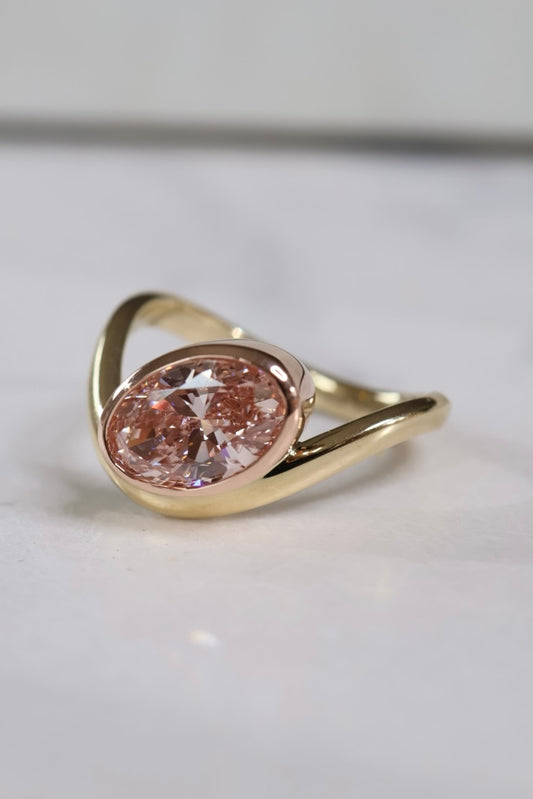 Odyssea - 2ct Pink Diamond Ring