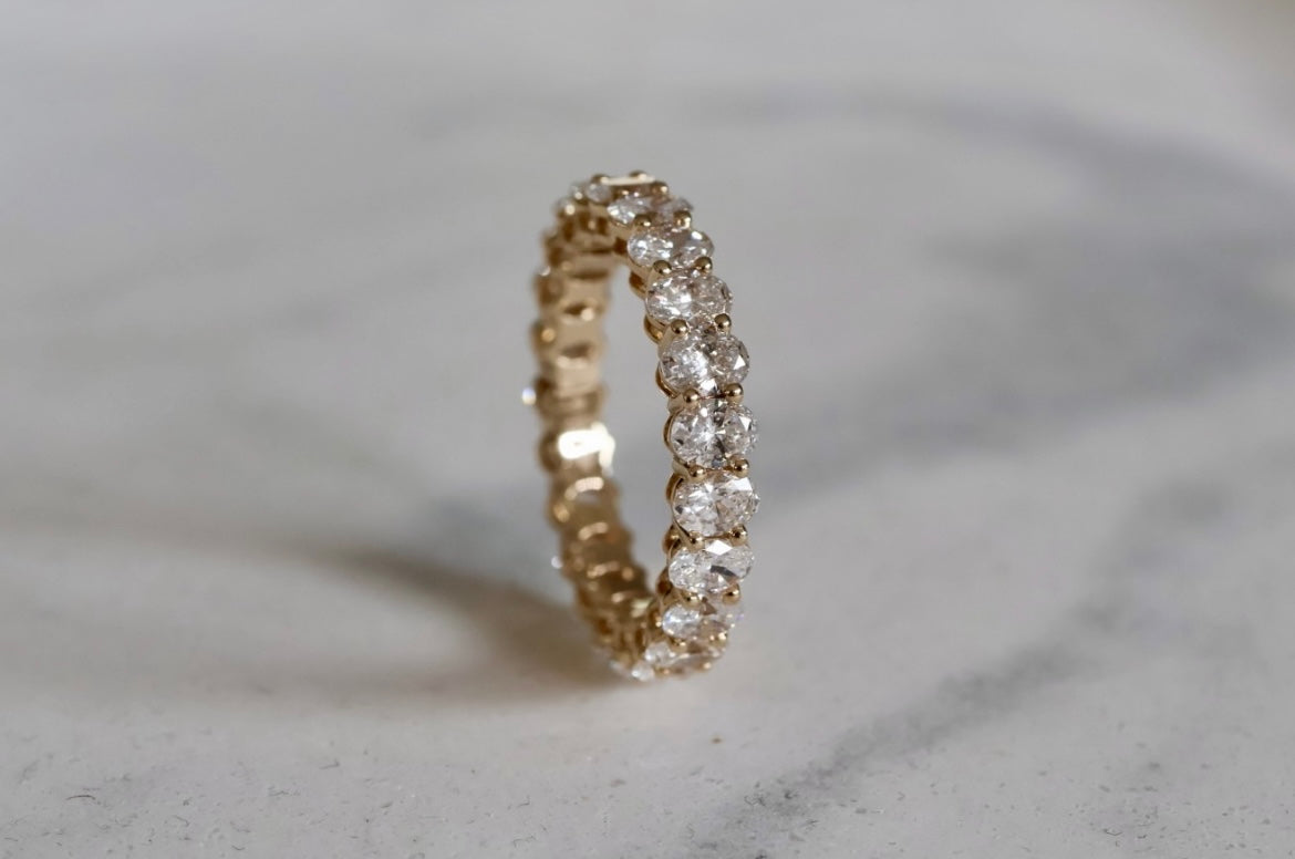 3ct Oval Eternity Ring