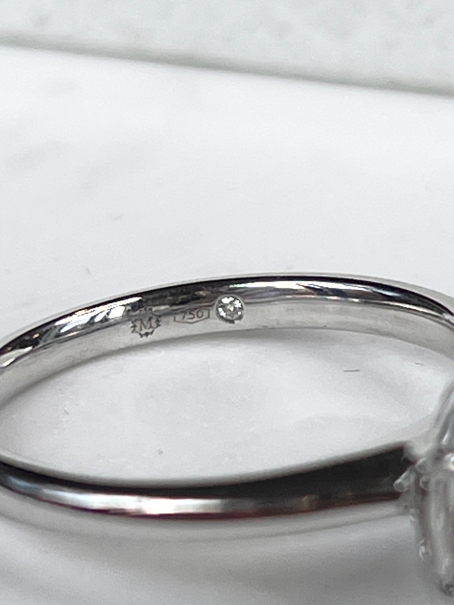1.31ct Oval Certified Diamond Solitaire White Gold Ring