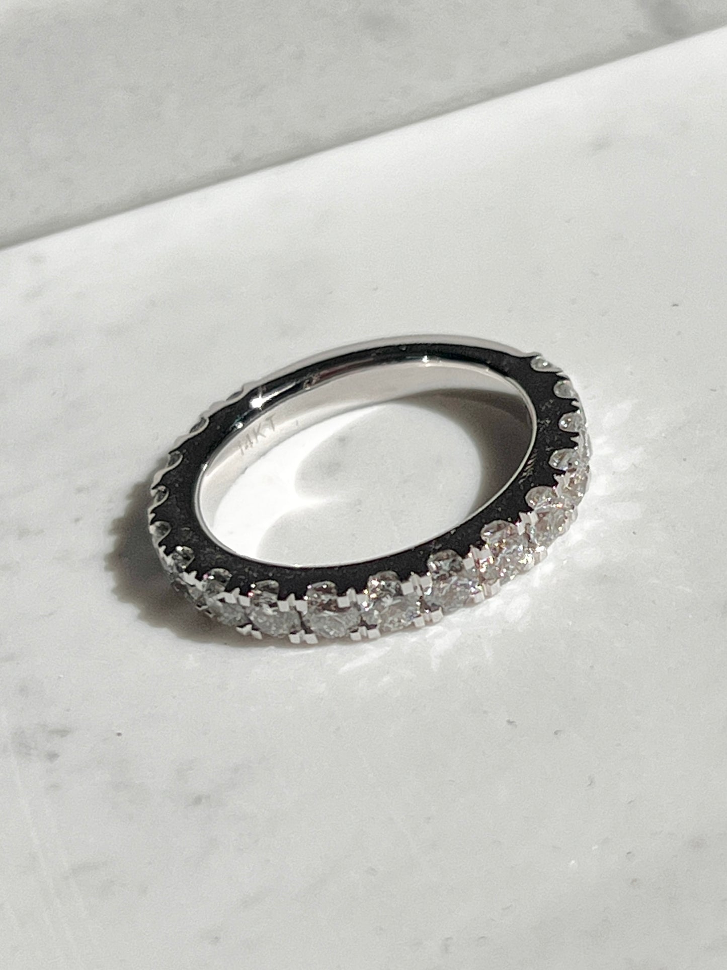1.5ct Diamond Eternity Ring 14kt White Gold