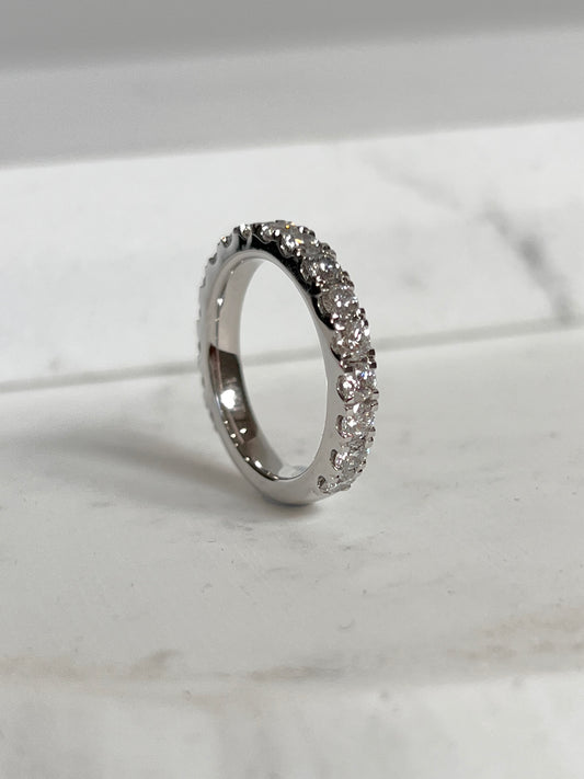 1.5ct Diamond Eternity Ring 14kt White Gold