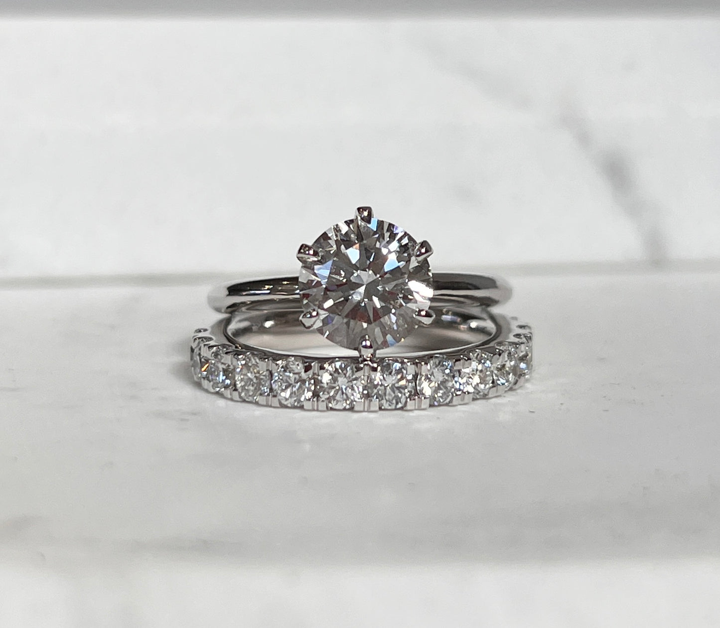 1.5ct Diamond Eternity Ring 14kt White Gold