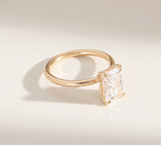Charlie | 2ct Radiant Cut Diamond Solitaire Ring