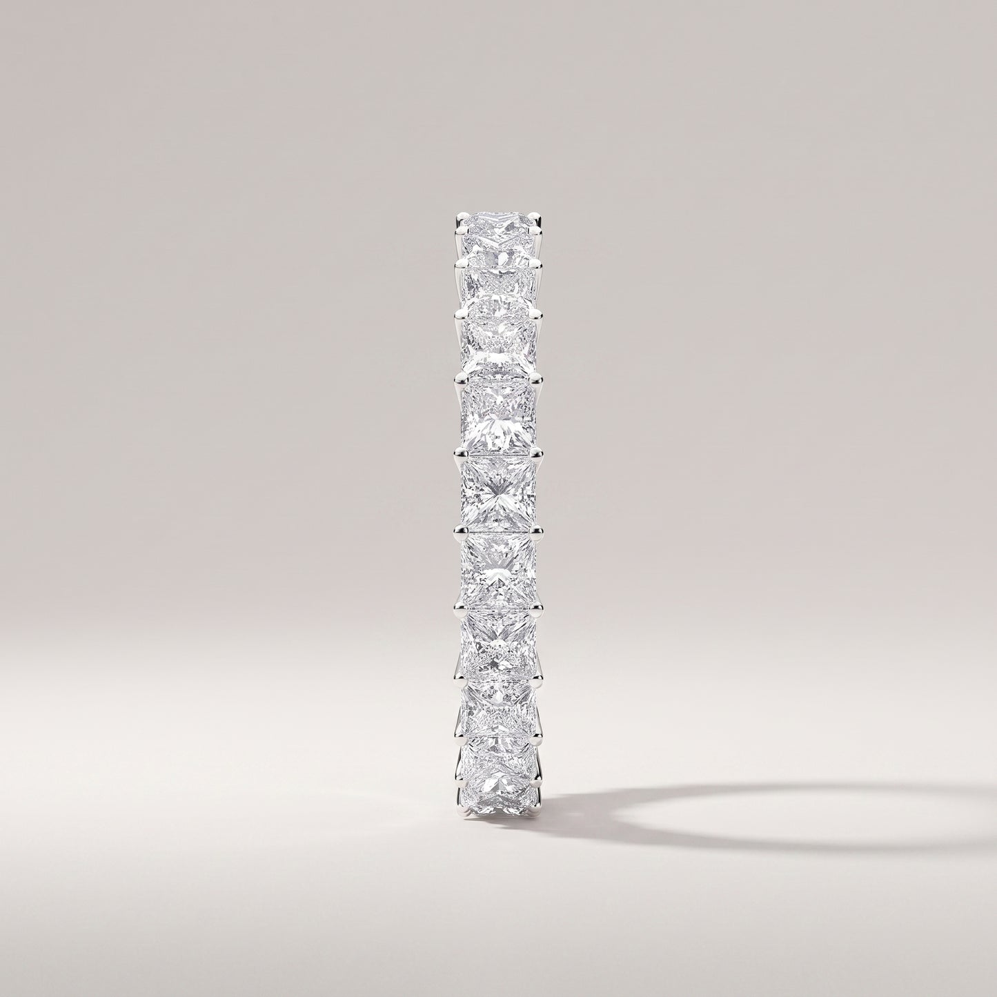 Princess Cut Diamond Eternity Band