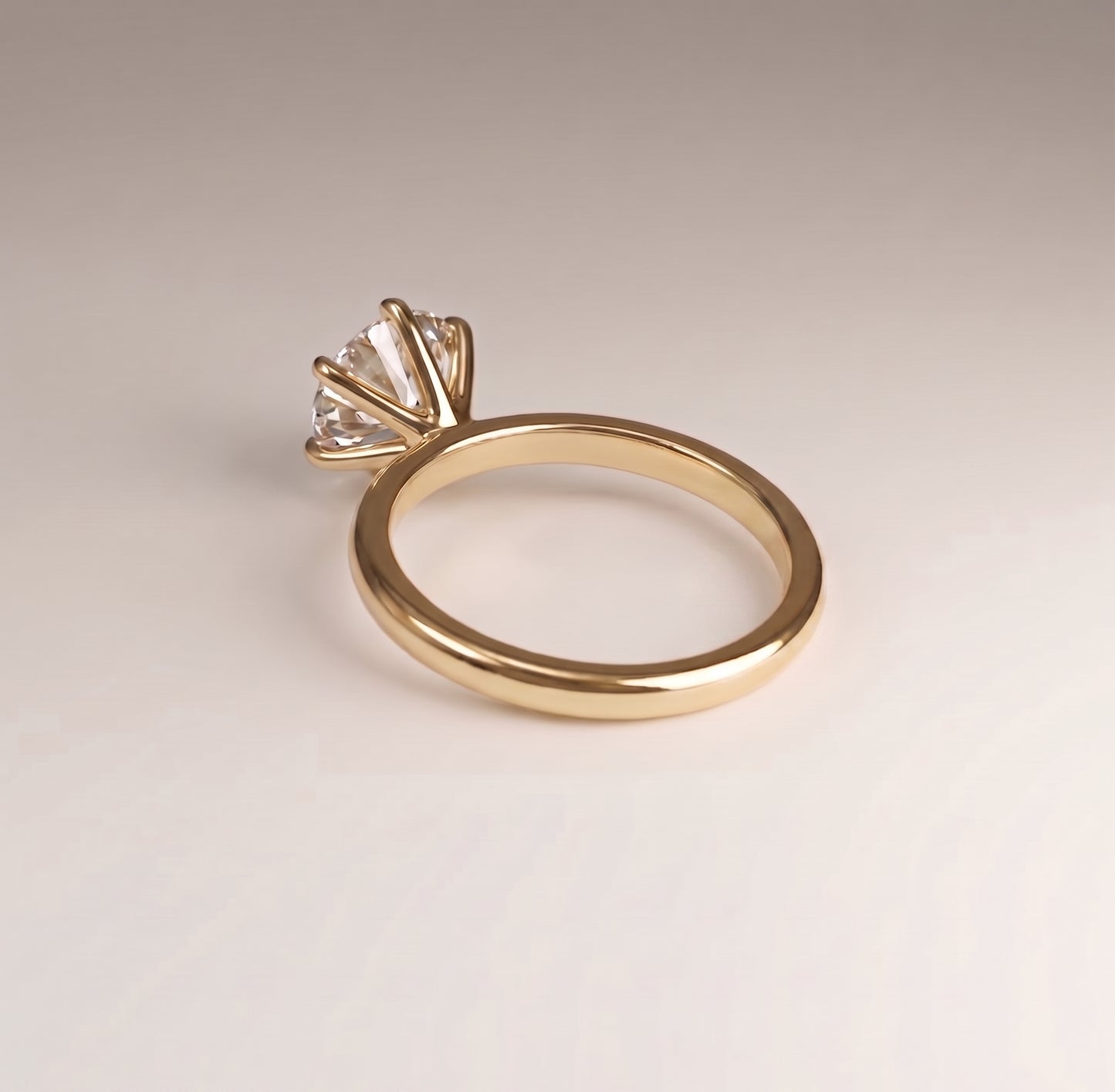Emma - 2ct Round Brilliant Cut Diamond Solitaire Ring