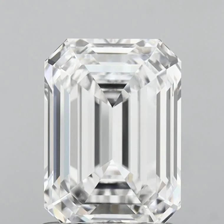 1.74ct Emerald Lab Grown Diamond (Colour D, Clarity VVS2, IGI Certified)