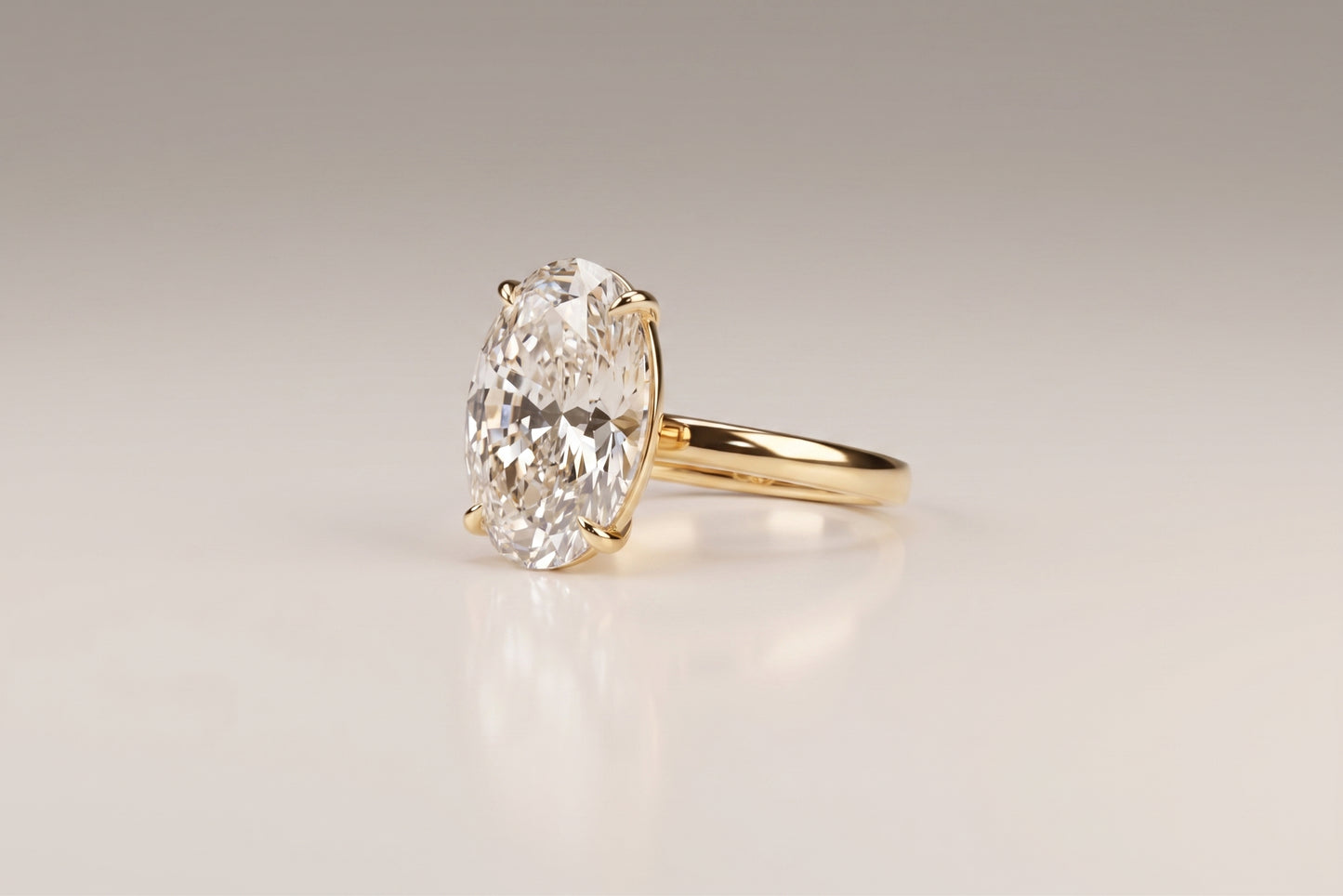 Lola | 5ct Oval Diamond Solitaire