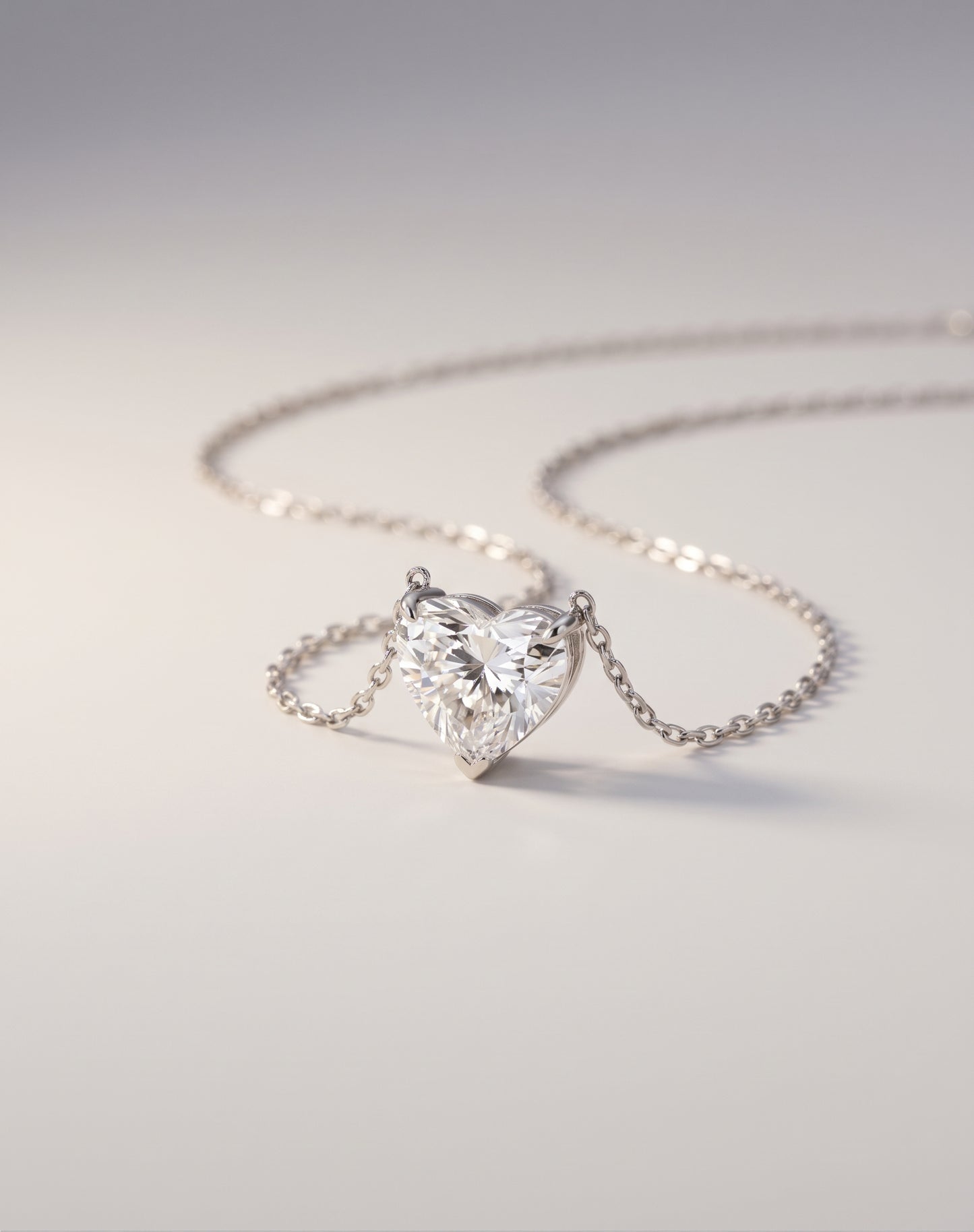 Khloe | 2ct Diamond Heart Necklace