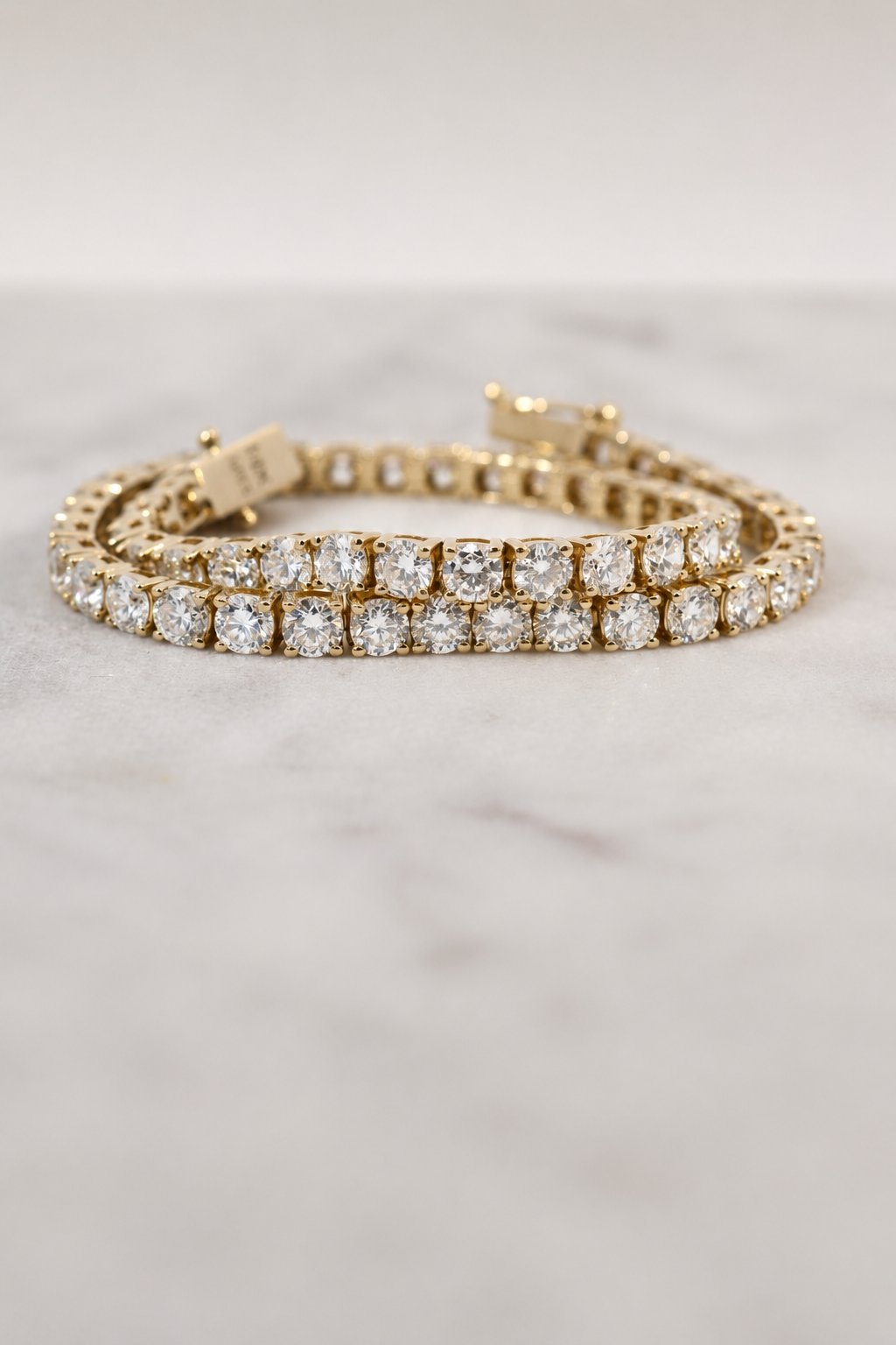 2ct Diamond Tennis Bracelet Gold