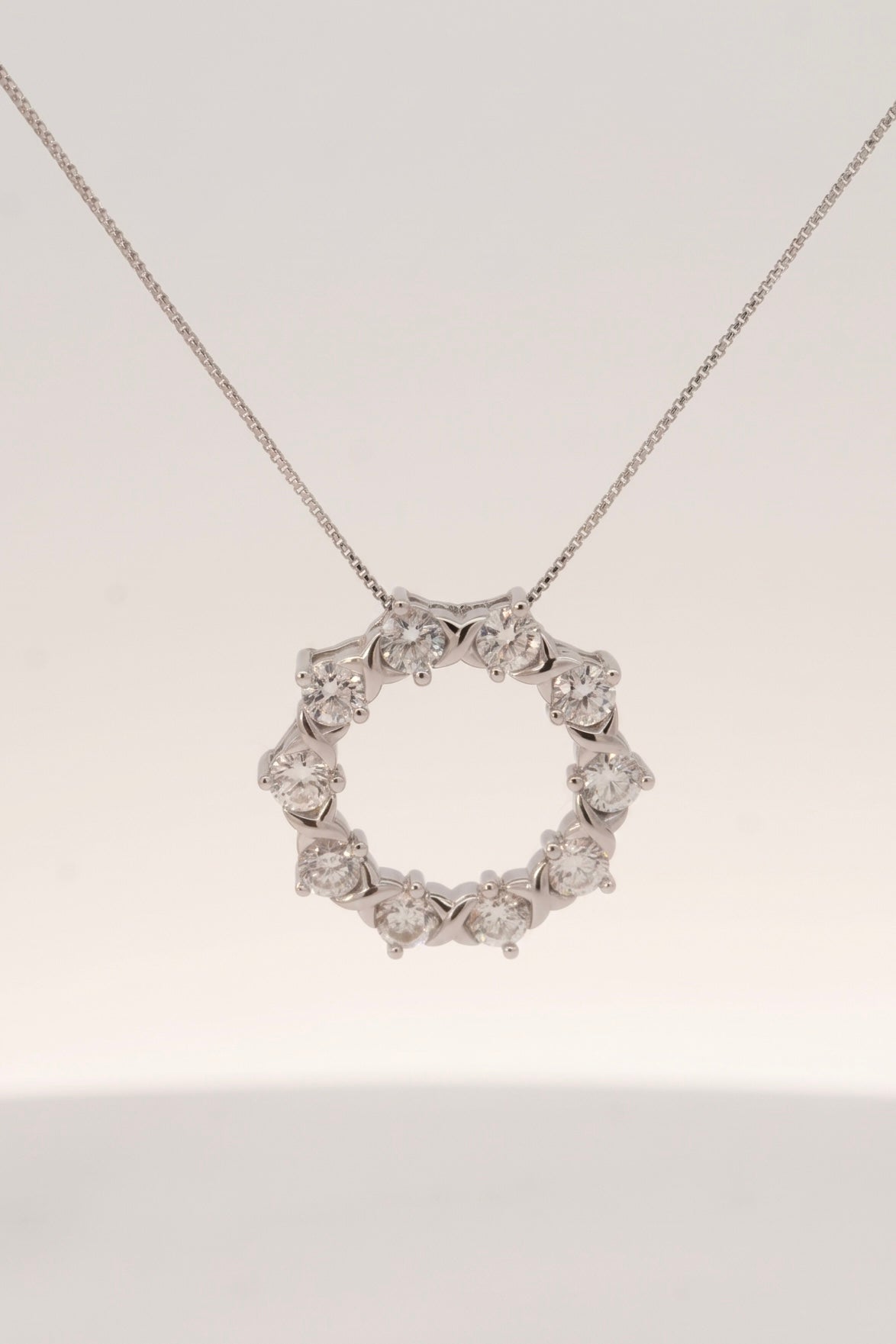 Tiffany | 1.00ct Lab-Grown Diamond Circle Necklace