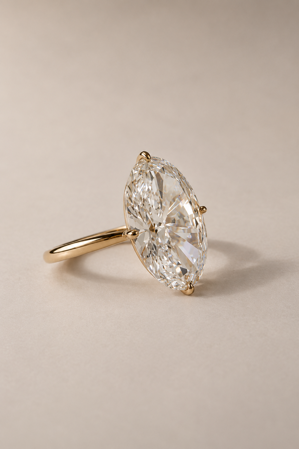 Stella - 7ct Elongated Oval Ring