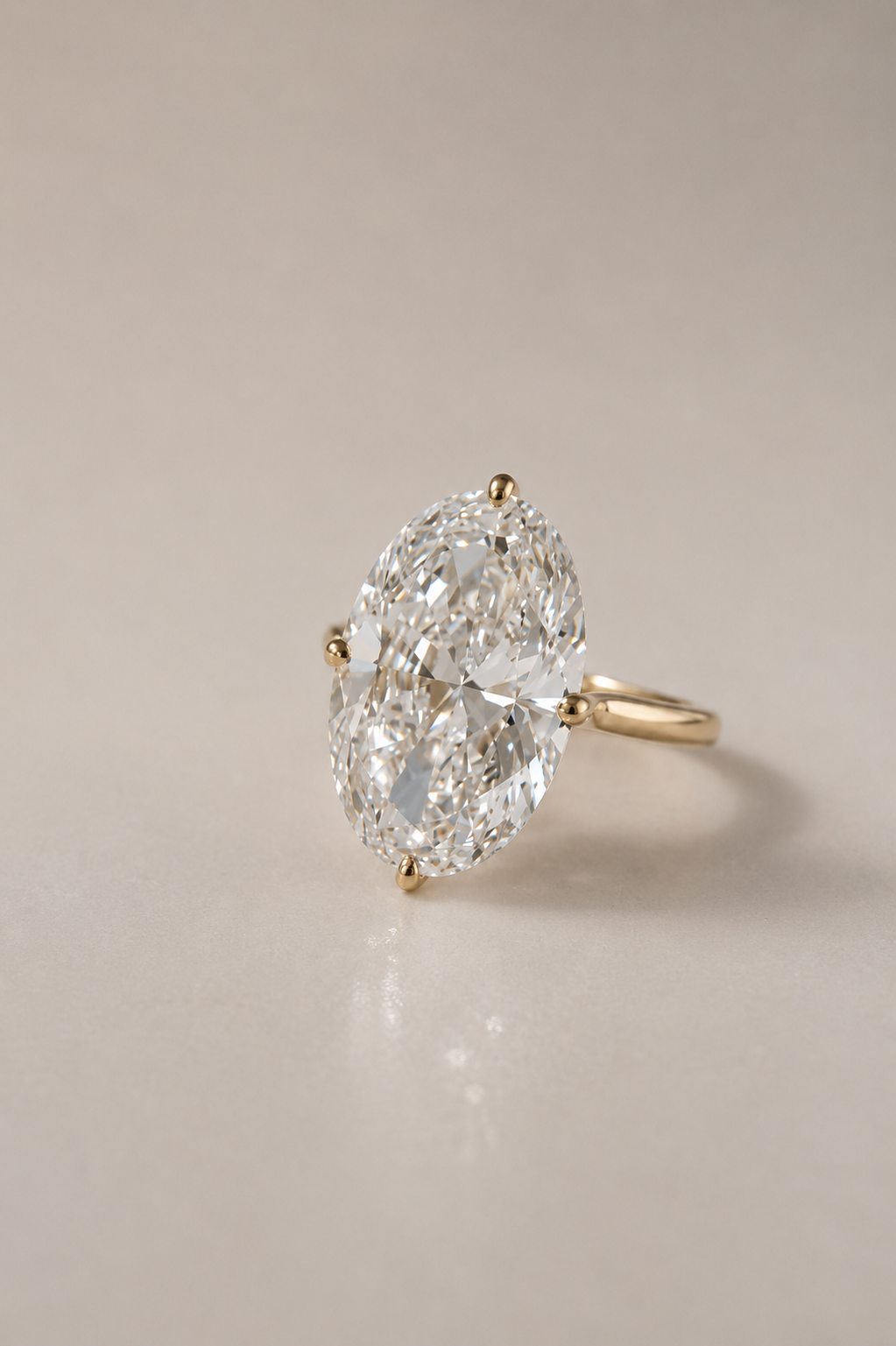 Stella - 7ct Elongated Oval Ring