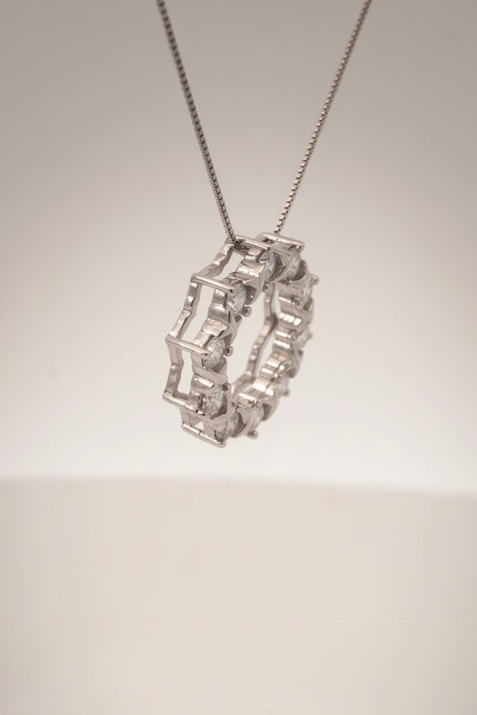 Tiffany | 1.00ct Lab-Grown Diamond Circle Necklace