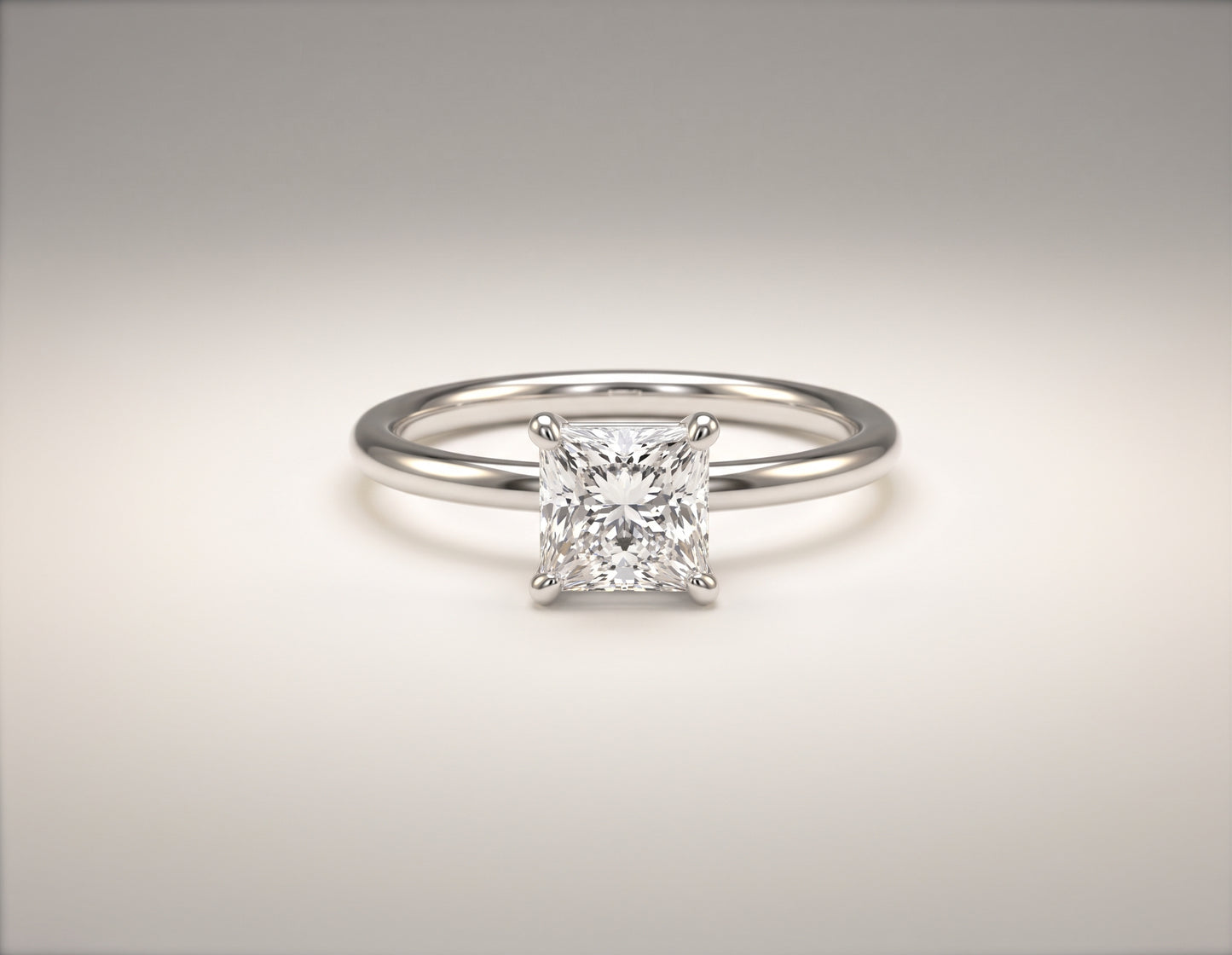 Anne | 2ct Princess Cut Solitaire