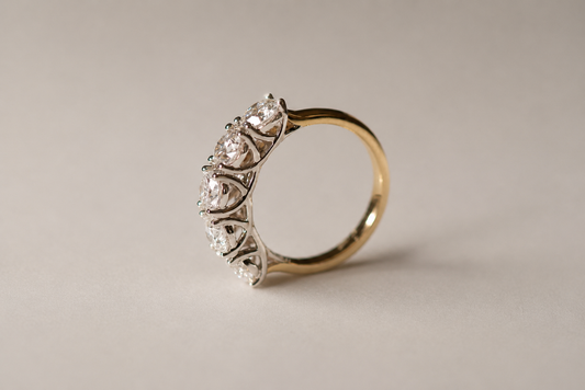 Daphne | 2ct Diamond U-Prong Eternity Ring