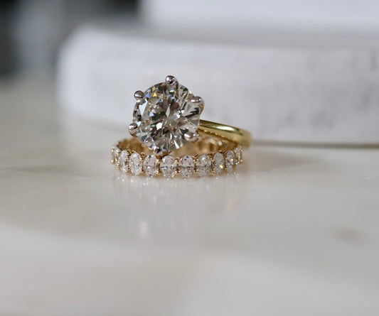 3ct Oval Eternity Ring