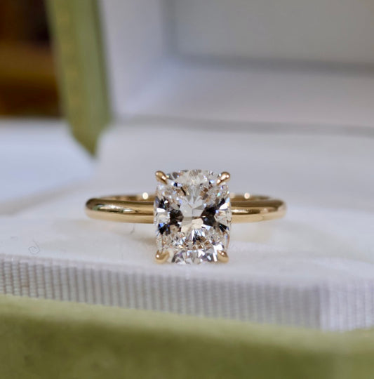 Gracie - 2ct Elongated Cushion Cut
