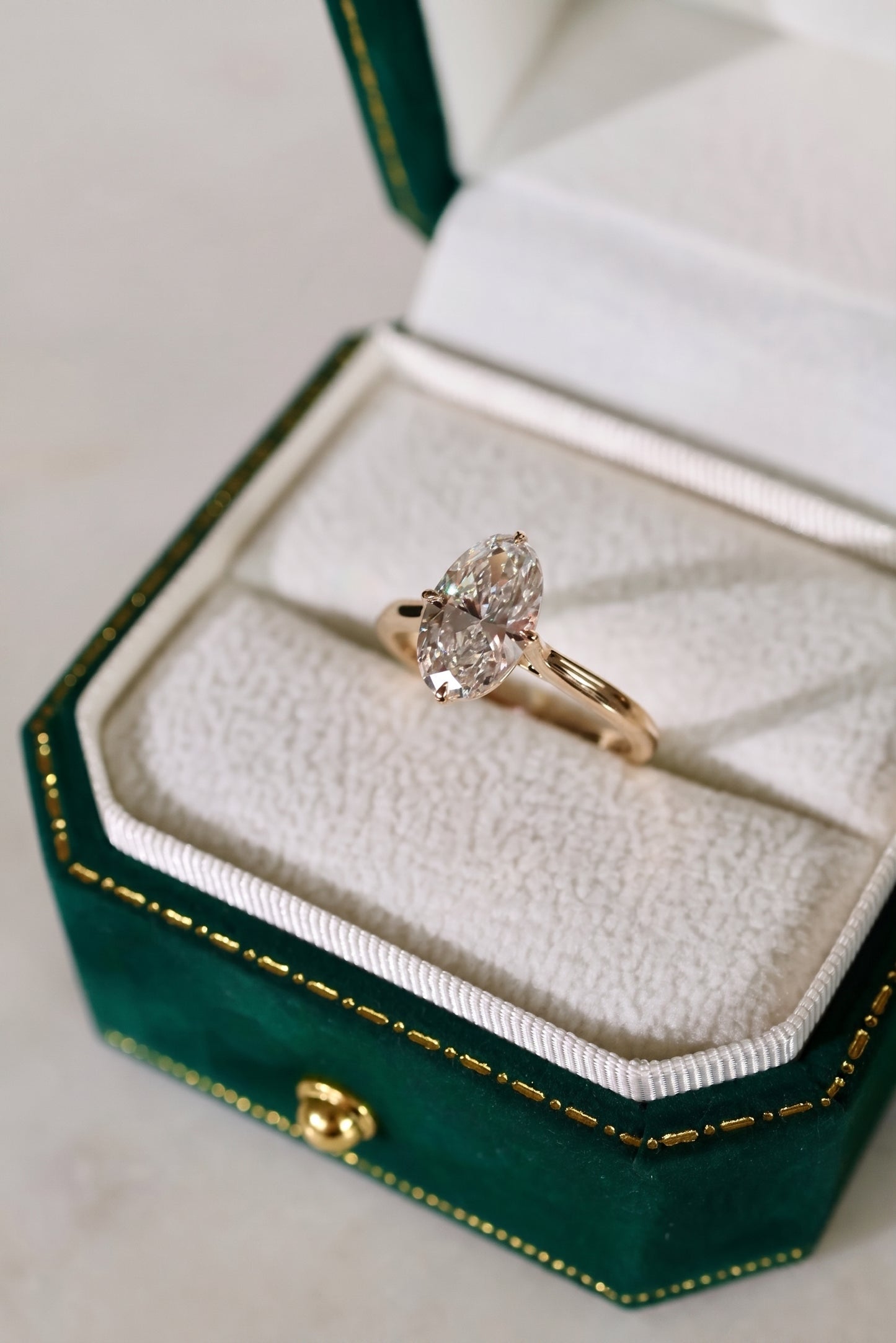 Stella | 2ct Elongated Oval Ring