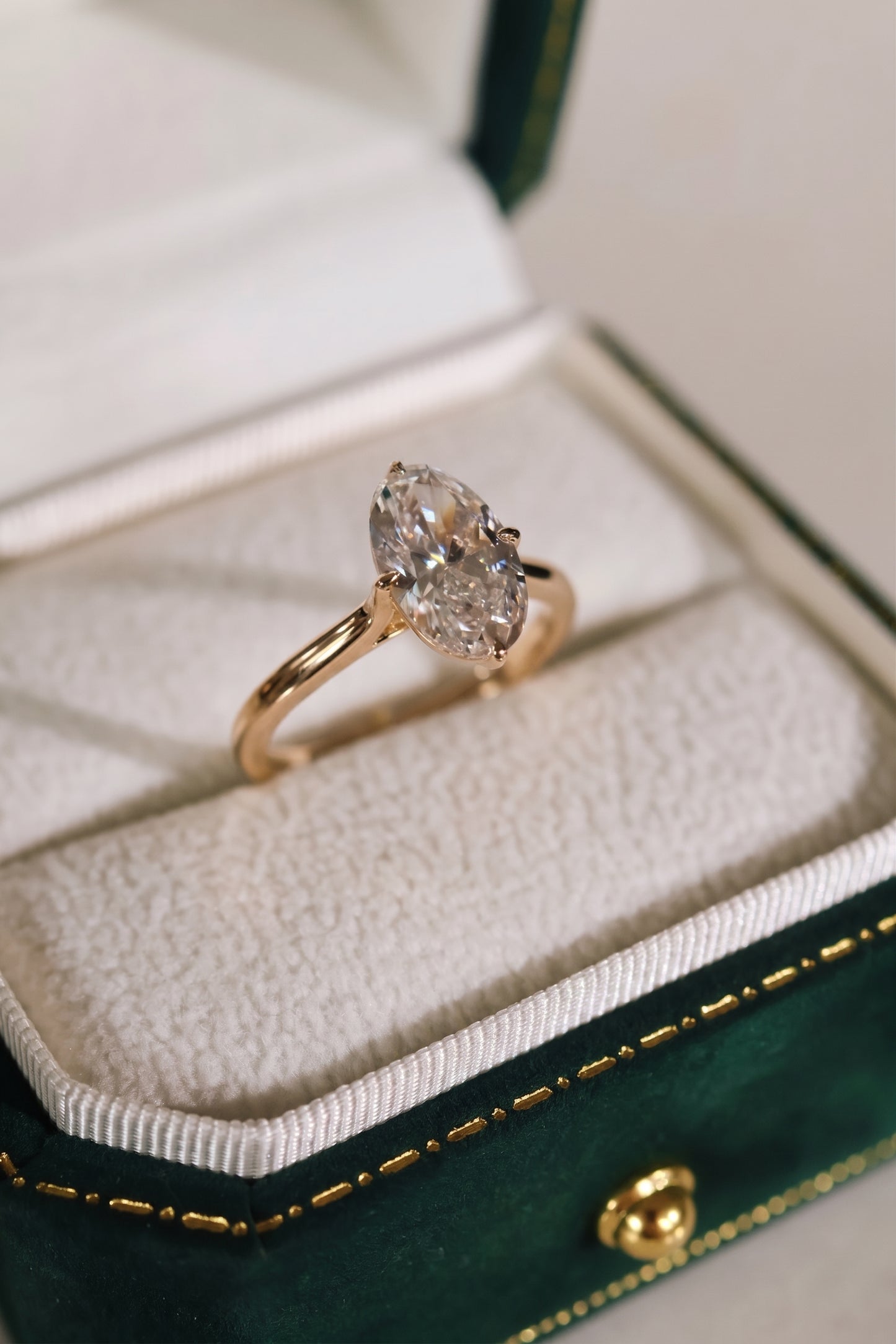 Stella | 2ct Elongated Oval Ring