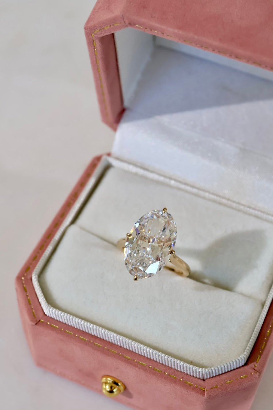 Stella - 7ct Elongated Oval Ring