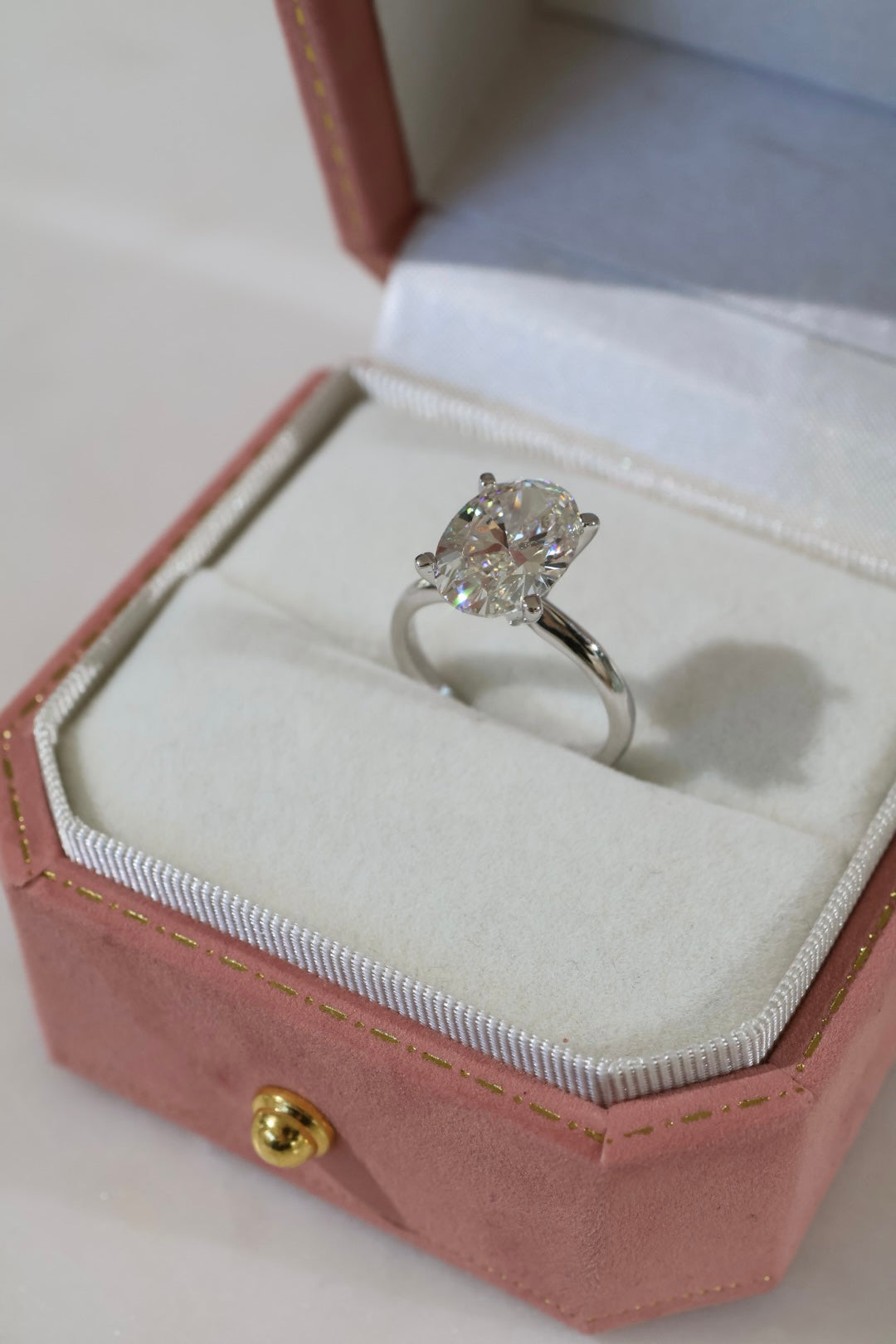 Opportunity Buy - 3ct Oval Solitaire 18ct White Gold