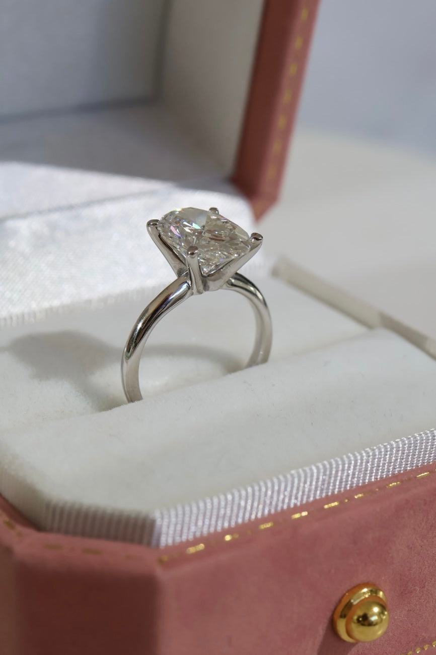 Opportunity Buy - 3ct Oval Solitaire 18ct White Gold