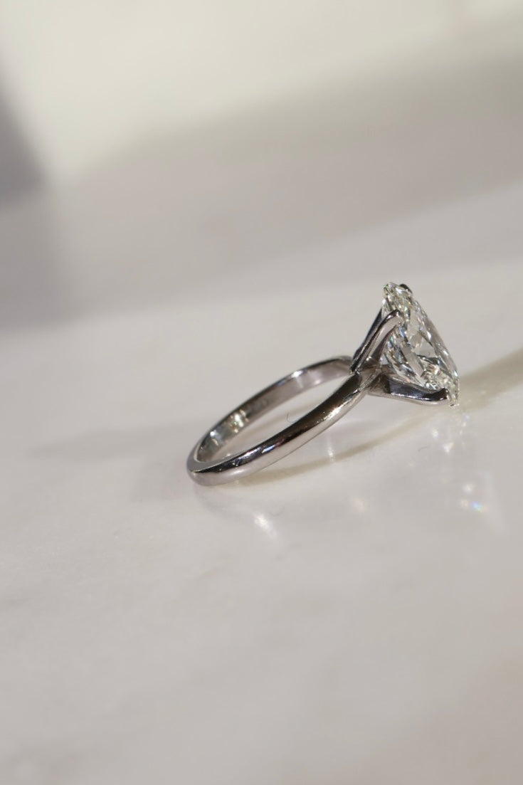 Opportunity Buy - 3ct Oval Solitaire 18ct White Gold