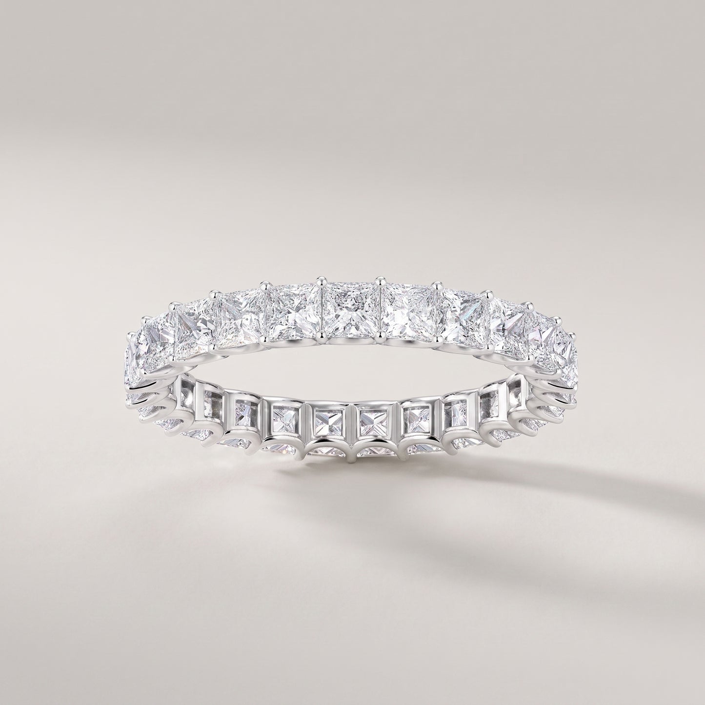 Princess Cut Diamond Eternity Band