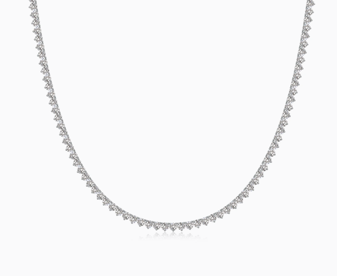 10ct Lab Grown Diamond Tennis Necklace