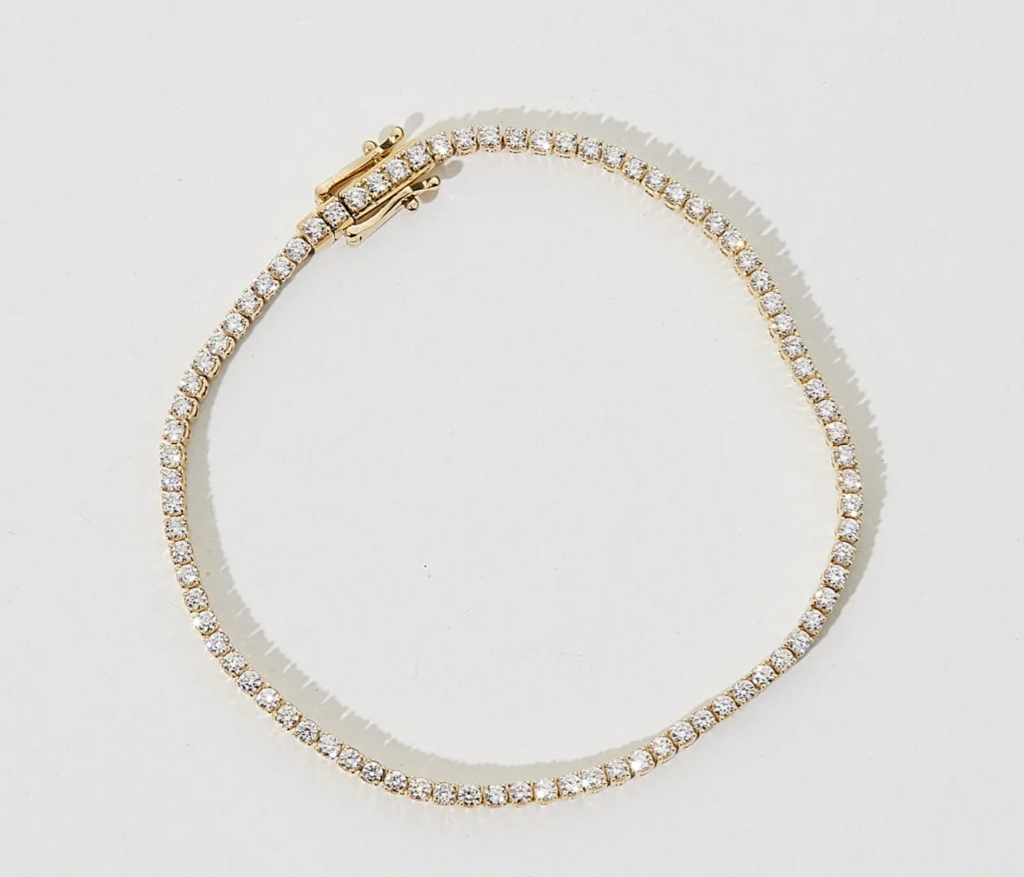 2ct Diamond Tennis Bracelet Gold