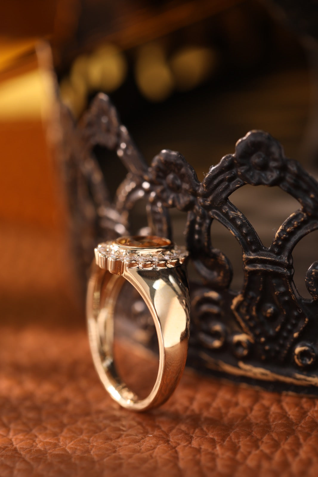 Keepsake Signet Ring - Natural Citrine