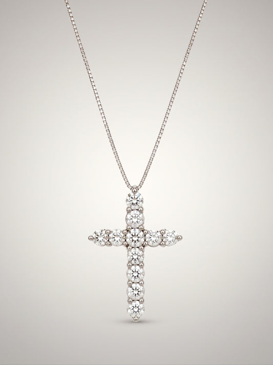 Classic Carats | 1.00ct Lab-Grown Diamond Cross Necklace
