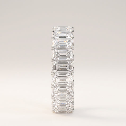Emerald Cut Diamond Eternity Band