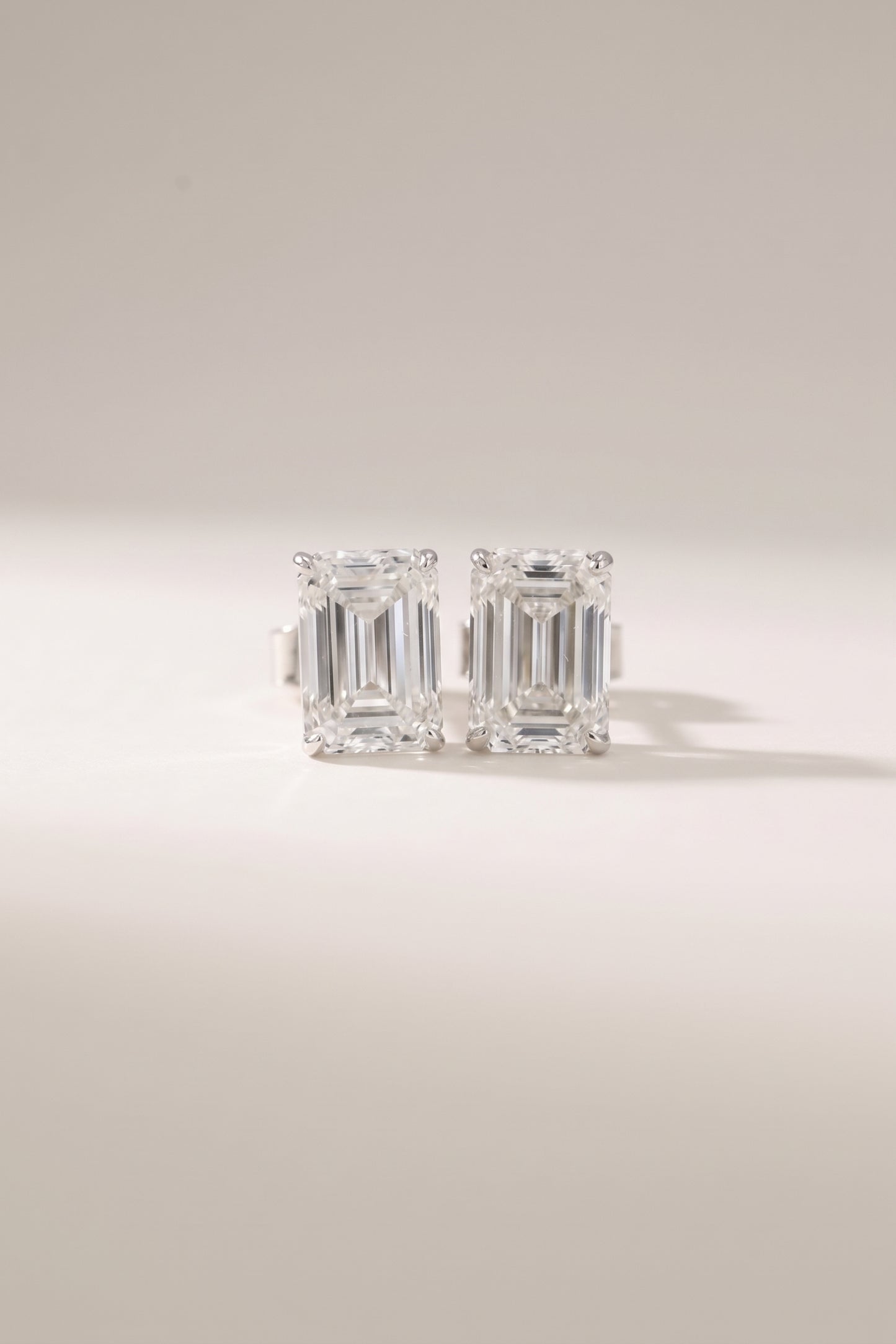 Classic Carats | 5ct Emerald Lab-Grown Diamond Studs