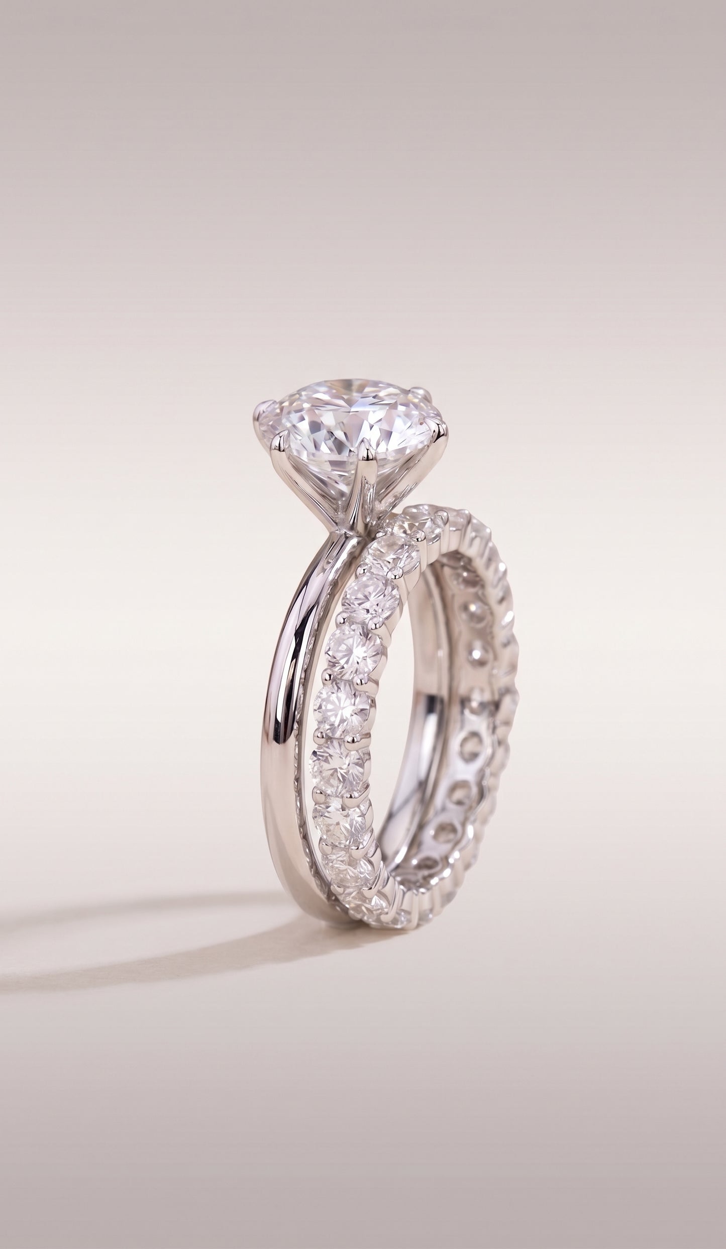 Emma | 3ct Round Brilliant Cut Diamond Solitaire Ring