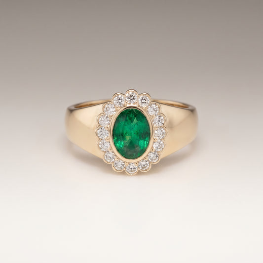 Keepsake Signet Ring - Emerald