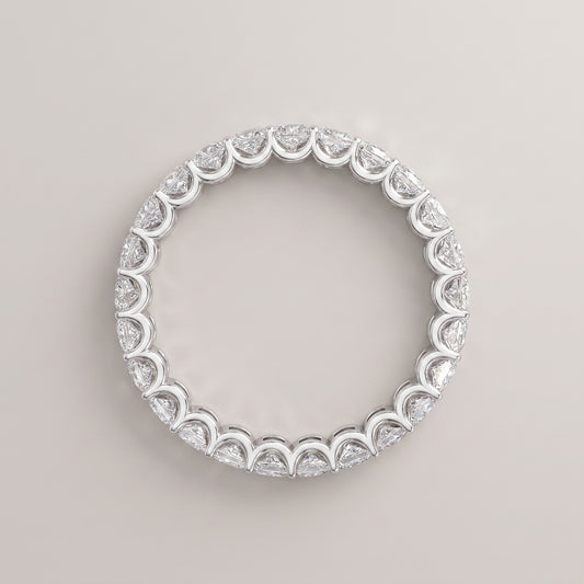 Princess Cut Diamond Eternity Band