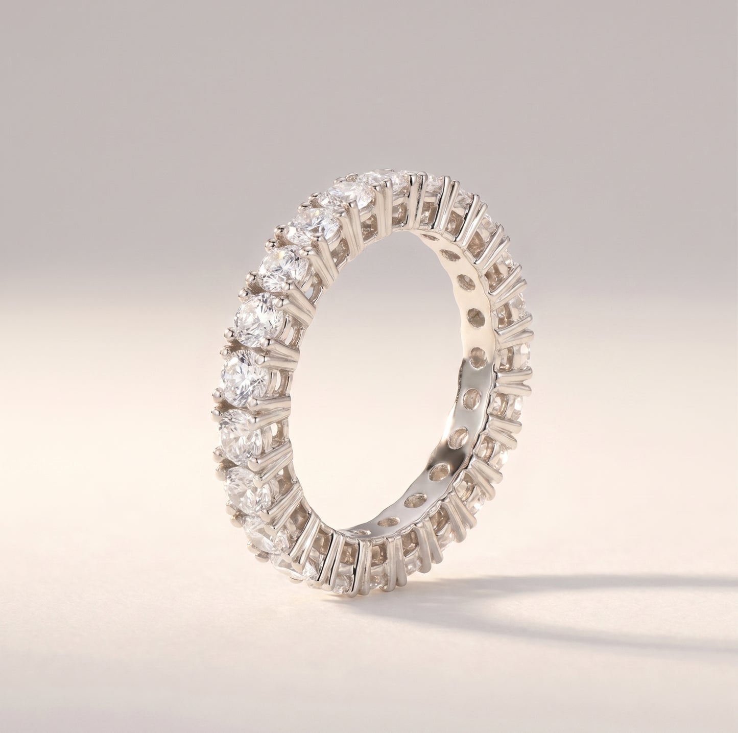 Classic Round Diamond Eternity Band