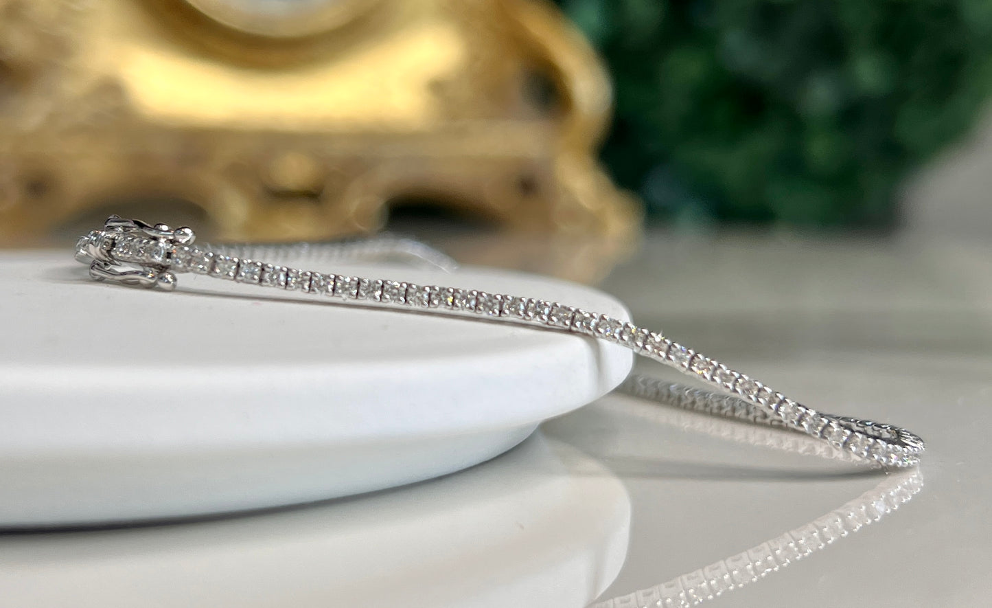 Lab-luxe™ - 1ct Diamond Tennis Bracelet White Gold