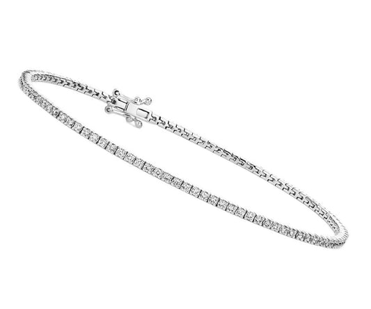 Lab-luxe™ - 1ct Diamond Tennis Bracelet White Gold